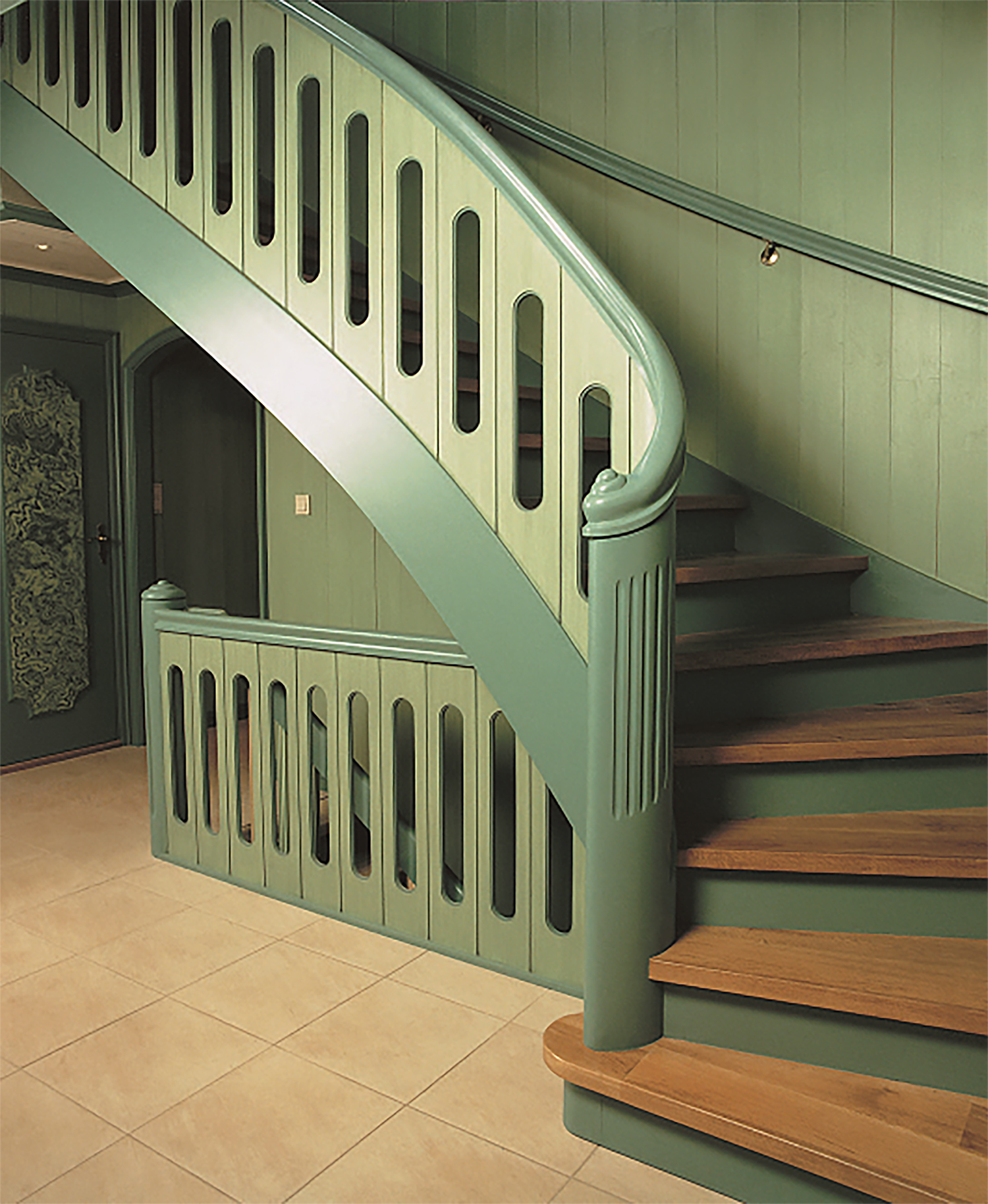 Ygdrasil trapp grønn